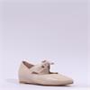 Wonders Triana Hidden Wedge Bow Pump - Beige Leather